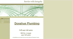 Desktop Screenshot of donahueplumbing.com